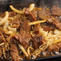 하리니 뼈없는 수제 양념 돼지 갈비 구이 목살 숯불 냉동 왕 캠핑 간장 무뼈, 4kg, 1개