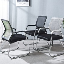 세미나 도서관 회의실 교육장 강당 상담실 학원 바퀴없는 의자, 블랙