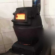 주물 화목 난로 숯불 장작 벽난로 드럼통 소형 가정용, 독일 소형 300DM