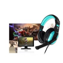 온라인 학습 잘들리는 사운드 볼륨 헤드셋 간지나는 디자인 내방 게임용 PC, 색상 / 화이트