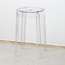 간이 야외 프라스틱 좌식 야외용 어린이 행사용 유아 카페 프라스탁의자 간이플라스틱, 투명하다.