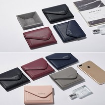 작고 귀여운 여자 반지갑 학생 미니멀 휴대 편한 10대 여학생 슬림 컴팩트 여중생 여성 미니 핸드백 이너백 주머니 포켓 사이즈 베이직한 다양한 간편한 여행 휴가 화사한 파스텔톤