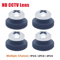 렌즈캡홀더 호환 HD CCTV 핀홀 3.7mm M12 * 0.5 마운트 1/3 "CCTV 아날로그/5MP 2MP AHD / IP 용 내장 미니 6631EA19, 4PCS Lens