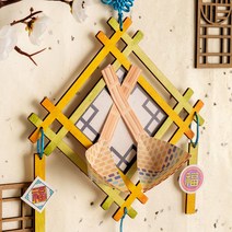 민화샵 전통 복조리만들기 키트 1077782, 색동 복조리 TDPPP0781