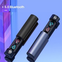 Q67 블루투스 5.0 이어폰 TWS 무선 헤드폰 핸즈프리 스포츠 이어폰 케이스 게임 헤드셋 보조베터리 전화 PK Q32, 03. gray