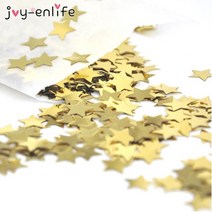 발렌타인데이선물 프로포즈이벤트1가방 골든 하트 색종이 웨딩 산란 생일 파티 발렌타인 데이 테이블 장식, 03 Golden Stars