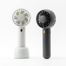 단순생활 저소음 휴대용 미니 더블팬 선풍기, 다크그레이, 다크그레이