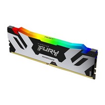 Kingston Fury 레니게이드 RGB 16GB 6400MT/s DDR5 CL32 DIMM 데스크탑 메모리 싱글 모듈 | 인텔 XMP 3.0 적외선 동기화 기술 오버클럭 안정성, 6400 MHz_32GB (2x16GB)