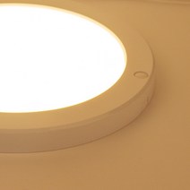 LED 엣지등 초슬림 면조명 원형 직부등 20W, 전구색
