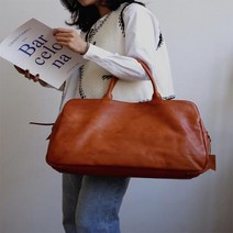 에니베르 여성토트백 캔버스 누빔 가죽 서류가방 -62