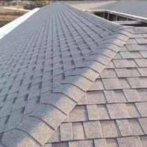 아스팔트 싱글 지붕방수시트 빌라 이중층 타일 유리 섬유 건물 및 단열 리놀륨 공장 직접 판매, 빨간색