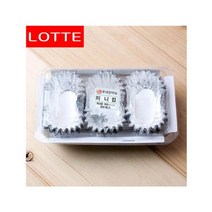 롯데 은박 베이킹컵 타원 90p, 1개, 90개입