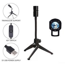 우주조명 천체투영기 Moon Earth Projector Night Sunset Led Desk Lamp For Bedroom Atmosphere Rainbow D, 01 1PC Film