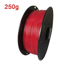 1.75mm 유연한 TPU 3D 인쇄 필라멘트 거품 없음 무독성 승화 프린터 플라스틱 소재 필라멘트 0.5KG/0.25KG, 14B Red 02-250g, CHINA