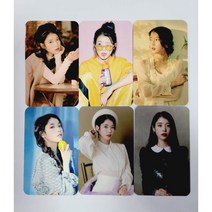아이유 2019 아이유 시즌그리팅 IU Season’s Greeting 포토카드 정품 - 종류선택, 검은옷 생머리 버전