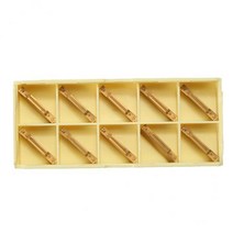 GHSHOP MGEHR/MGIVR 홈 가공 절단 도구용 2x10pcs MGMN300-M 폭 초경 인서트, 황금, 알루미늄 합금