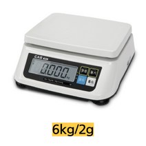 카스저울 계수기능 단순중량저울 SW2-6CS/6kg 2g 건전지 아답터(옵션) RS-232C, 6kg(2g단위)