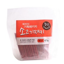 펫맨 국산 애견 수제간식 소고기 져키 600g 시추 소형견 토이푸들 포메, 1개