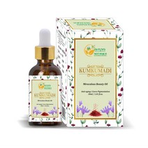 Herbs Botanica Kumkumadi 오일 퓨어 아유르베다 페이스 세럼 샤프란 래디언스 글로우 모이스처라이저 26 허브 30ml, 기본