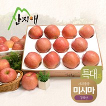 산지애 알뜰 못난이사과(특대) 4kg 2box 청송산 미시마 당도선별, 단품