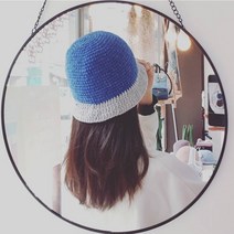 동백모자 DIY / 코바늘 벙거지 모자, 머스타드, 1개