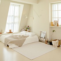 모달 와플 면러그 다용도 카페트 거실 주방매트 침구, 그레이_170X230cm