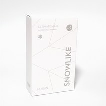뉴스킨 얼티밋 마스크 팩 스노우 화이트 8매입 미백 기능성 마스크팩