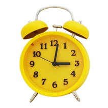 자녀방 인테리어 소품 자명종 컬러풀 알람 시계, 색상랜덤