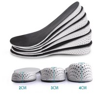 높이 증가 깔창 남녀 공용 메모리 폼 신발 전체 Hlaf 패드 쿠션 1 쌍, 없음, 2.full insoles - 3cm