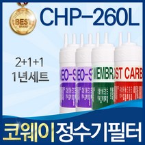 코웨이 CHP-260L 고품질 정수기 필터 호환 전체세트, 선택5_UF방식 1년세트( 2+1+1=4)