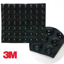 3M 미끄럼방지 진동방지 쿠션 56P 가구 충격방지쿠션 고무발스티커 유리