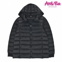 애플핑크 후드 경량 다운점퍼 (APR0O701GSB) (APR0O701GSB)