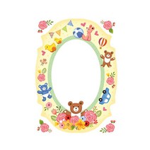 아이방 야광장식 캐릭터 붙이는 유리거울 키즈카페
