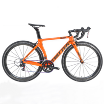 비싼 자전거 twitter full carbon road bike 22 speed for 700c 카본 프레임 포크 카본 휠, 주황색, 48cm, 22 속도