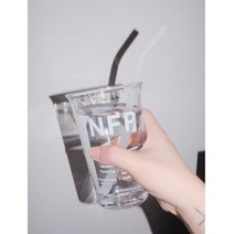 이에스 MBTI 엠비티아이 글라스컵 커피컵 2유형, 컵+빨대+뚜껑, 1개, ESTJ