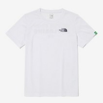 [국내매장판]노스페이스 키즈 반소매 티셔츠 키즈 엣지워터 숏슬리브 라운드 티 NT7UP07V_WHT