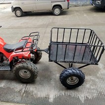 자전거 트레일러 웨건 연결장치 2022 어린이 아동 유아용 애완용 캐리어 리어카 작은 트레일러 자전거 트레일러를 거는 후 수정된 크기 황소 ATV 오토바이 트레일러 트레일러, 트레일러 + 휠 타이어, 트레일러+휠 타이어