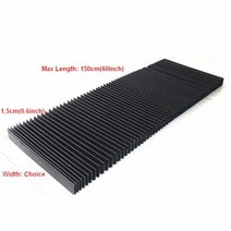 유연한 CNC 조각기 기계 보호기 130mm 플랫 아코디언 벨로우 커버 1 개, 한개옵션0