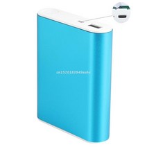 금속 유형 C 입력 DIY 5V 2A USB 출력 보조베터리 키트 상자 케이스 모바일 핸드폰 태블릿 h3ca에 대 한 4x, 04 Blue