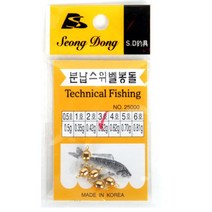 성동 분납스위벨봉돌 민물낚시, 4호, 1개