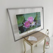 [바보사랑] 투명액자78CmX56Cm_행운을부르는연꽃들[꾸밈], 이미지선택/프레임선택:이미지2/골드브라운, 상세 설명 참조