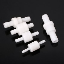 밸브 플라스틱 단방향 비복귀 물 인라인 유체 체크 밸브 연료 가스 액체용 3mm/4mm / 8mm 10mm/ 12mm, 01 4mm