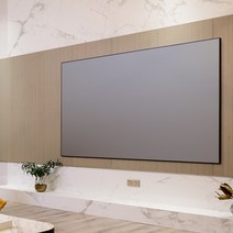 액자형 티비 빔 프로젝터 스크린 조립 150인치 4K HD, 나노 화이트 60인치