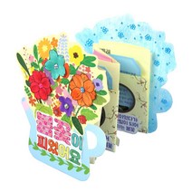 봄꽃 북아트 방과후수업 만들기재료 4P 방콕놀이 diy 유아만들기 초등교구 돌봄교실