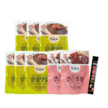 한성 한끼애 양념깻잎 150g 6개 + 연근조림 150g 2개, 1세트