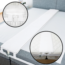 침대 연결 벨트 2size 패밀리 매트리스 틈새 막이 이음 고정 클립 집게 패드, 실버