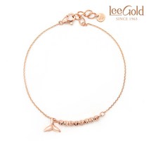 14K 18K 고래꼬리 슬림체인 팔찌 (LGB30GR-2EZ)
