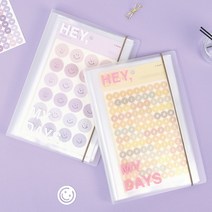 FS_스티커 보관함 엽서 앨범 정리 파일 포켓 바인더 20매, 02 Pink