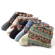 꽃무늬 포인트 가드닝 패션양말