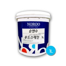 노루페인트 목재 방부목용 순앤수 우드스테인 1L 무광, 참나무색, 1개